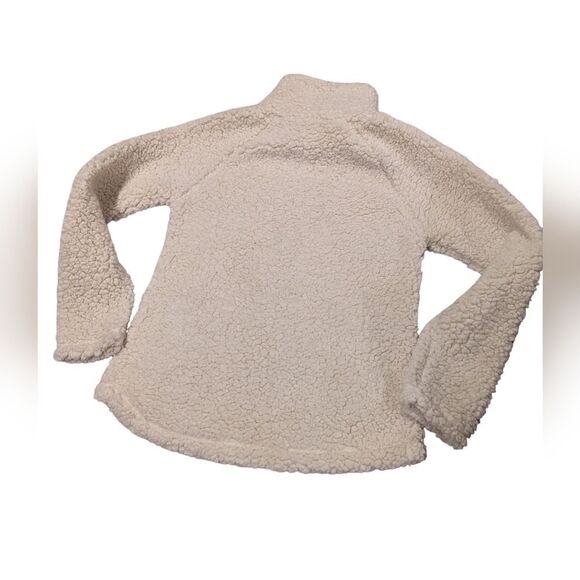 Balance Collection Sherpa‎ Pullover Sweatshirt Ivory/White Women's Small Fuzzy - Picture 6 of 9